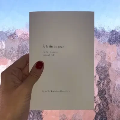 a la fin du jour, livre de Pauline BAZIGNAN ET Bernard CALET